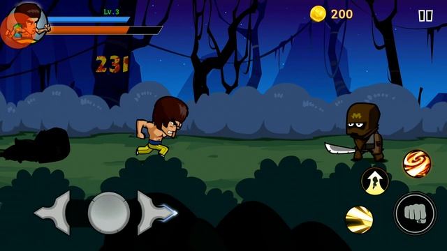 KungFu Warrior игра для Android - геймплей игры KungFu Warrior ?? смотреть онлайн