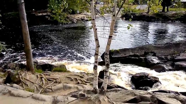 Водопады Рускеала, Карелия, 4 июля 2017 г. смотреть онлайн