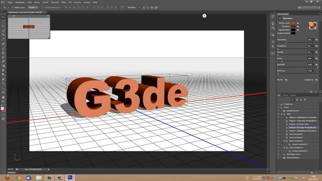 3D Text erstellen - Adobe Photoshop смотреть онлайн