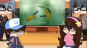 Реакция Гравити Фолз на прошлую жизнь Билла/Юмеко