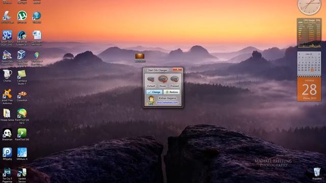 Изменение кнопки пуск на windows 7 смотреть онлайн