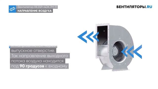 Обзор вентилятора RE35P 4DK 7M 1R Ziehl Abegg | ВЕНТИЛЯТОРЫ.RU