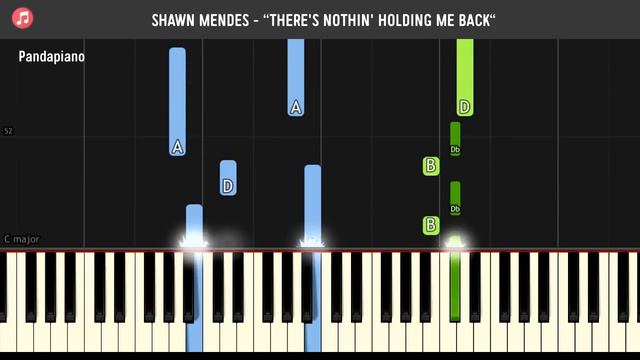 Shawn Mendes - "There's Nothing Holdin' Me Back" Piano Tutorial - Chords - How To Play - Cover смотреть онлайн