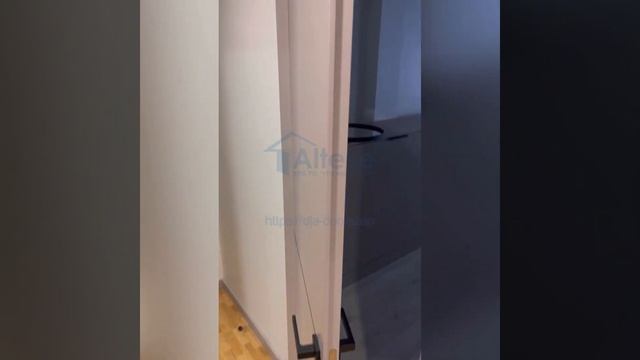 Межкомнатные двери двустворчатые Даяна с черным молдингом смотреть онлайн