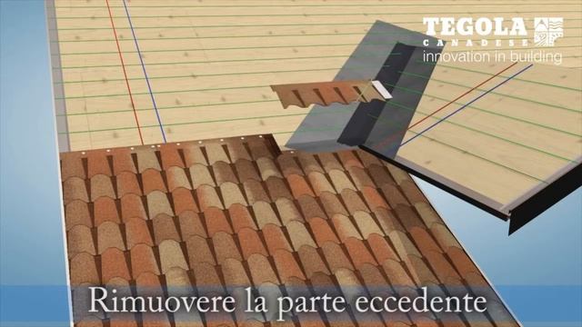 Гибкая «керамическая» черепица Tegola MASTER COPPO смотреть онлайн