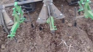 окучник kerland ok500 на тракторе юмз-6 в работе.