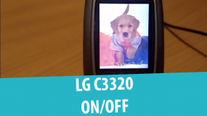 LG C3320 – Выключение и включение