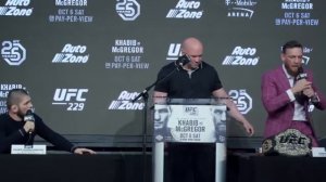 Пресс конференция Хабиба и Конора