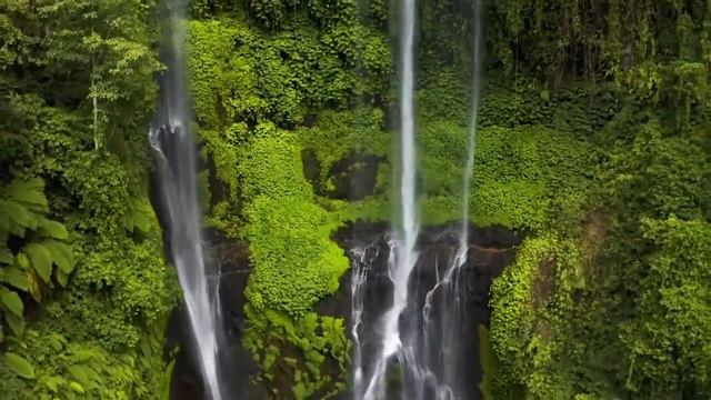 Amazing Waterfalls Nature With Relaxing Healing Music For Deep Meditation смотреть онлайн