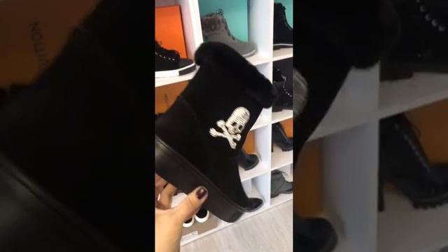 Филипп Плейн зимние ботинки смотреть онлайн