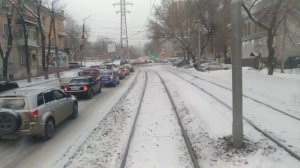 Саратовский трамвай. Поездка по маршруту №9