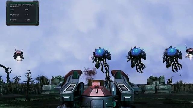 Starcraft 2 beta gameplay - Zerg Swarm defense смотреть онлайн