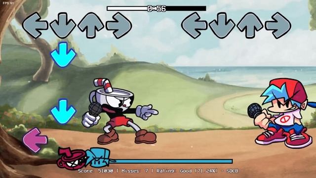 Игра · ФНФ Инди Кросс Капхед, Санс и Бенди · Фрайдей Найт Фанкин · Играть онлайн бесплатно Googl смотреть онлайн