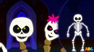 3D Skeleton Dance - Halloween Skeleton Finger Family Songs for Children