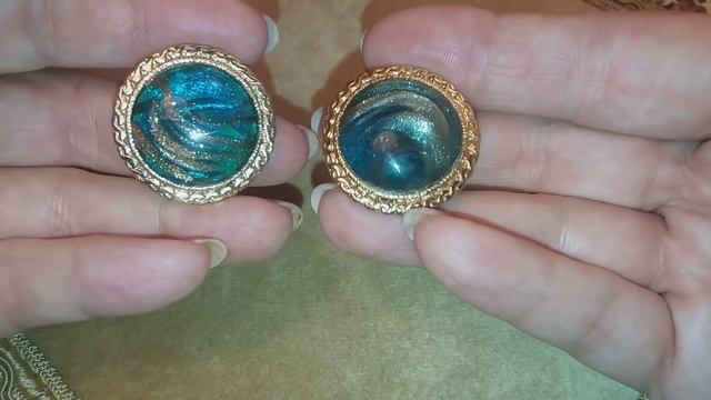 Флюорит, коралл, сатиновые стекло, эмаль - мои покупки из секондов. смотреть онлайн