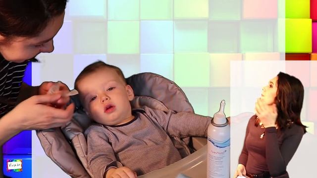 Как почистить НОС ребёнку / АСПИРАТОР / Промывание носа / УХОД за малышом смотреть онлайн