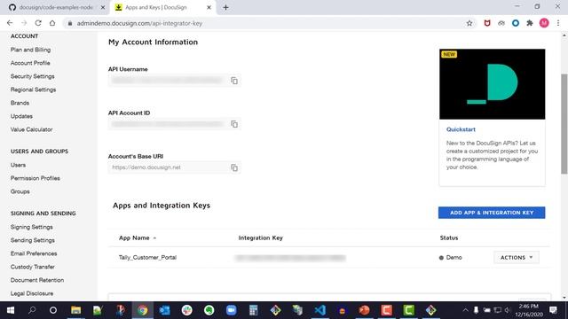 Node.js Quickstart & Embedded Signing Demo | Developer Education смотреть онлайн