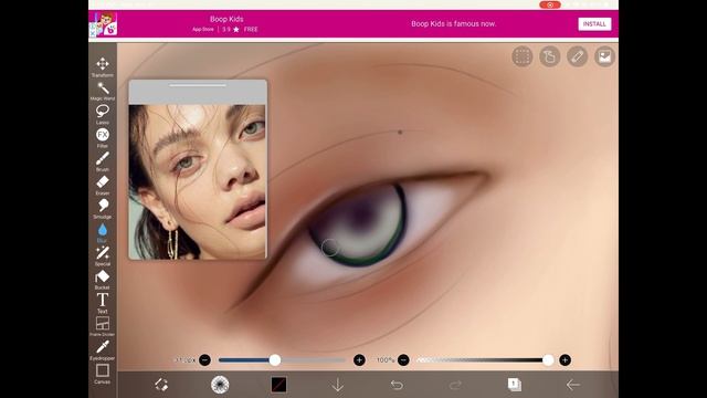 Ibispaint X Tutorial - Realistic Digital Painting Process (Old Vs New)