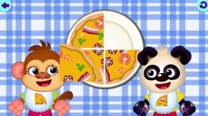 Развивающие игры для детей. Учим овощи, фрукты. Смешная еда 2.