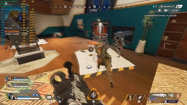 Apex Legends — NVIDIA RTX 3050 Ti & RYZEN 5 5600H смотреть онлайн