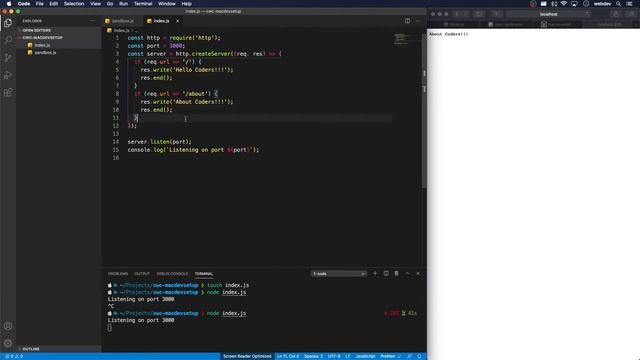 macOS Web Development Setup | Tutorial Series | 06 NodeJS & NPM Basics смотреть онлайн