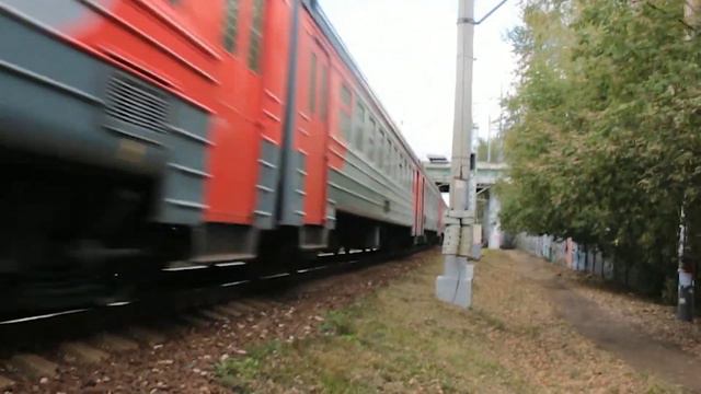 Электропоезд ЭД2Т-0042 с сообщением Куровская- Москва.