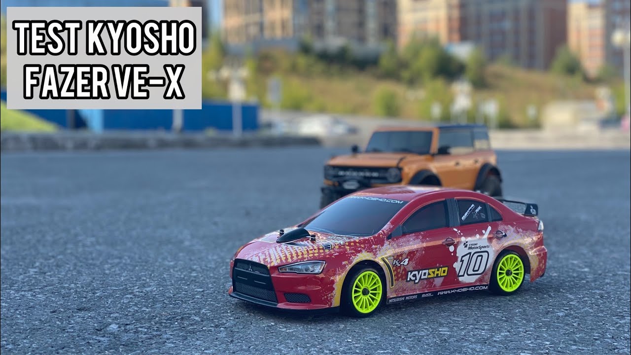 Kyosho Fazer VE-X speed test and RC DRIFT from Lancer Evolution | poritorrc смотреть онлайн