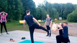 Каратэ в лагере