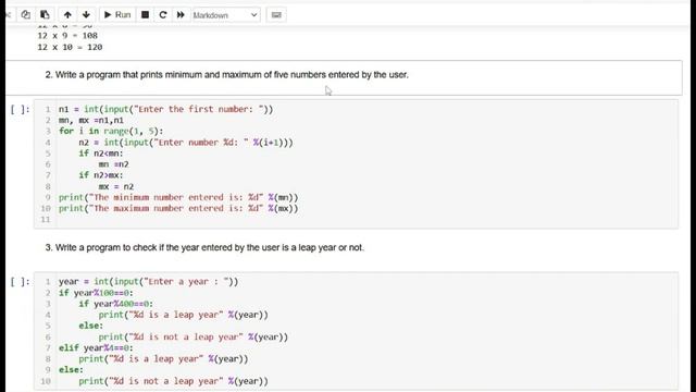 Python Programming - Flow of control - Control Loops Exercises in Python смотреть онлайн