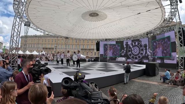 День шахмат на Дворцовой площади смотреть онлайн
