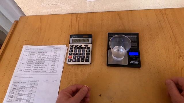 Определение металла по плотности. смотреть онлайн