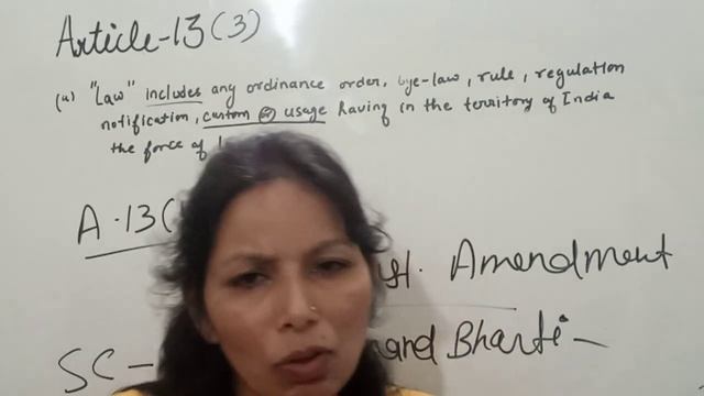 Article 13 (3&4 ) meaning of law and power of amendment of parliament under article 368(part2) смотреть онлайн