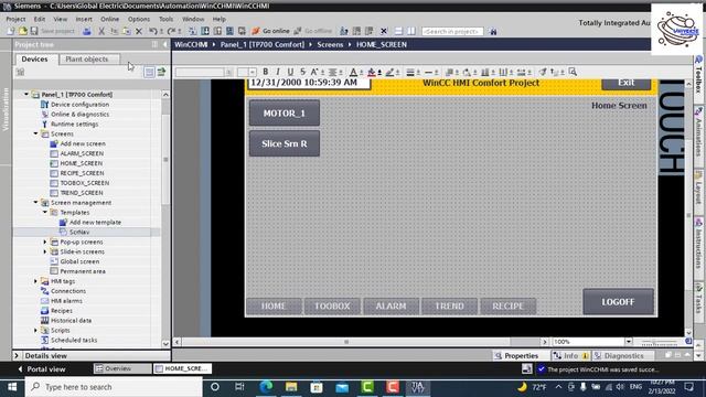 User Administration & Schedule Task for User Name Display in WinCC HMI in TIA Portal V17 смотреть онлайн