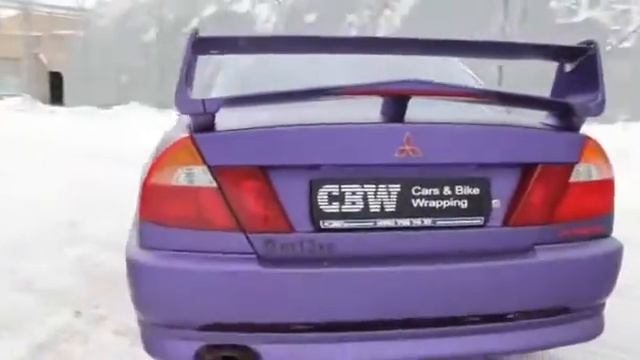 Mitsubishi Lancer Evolution VI - Avery Purple Matt смотреть онлайн