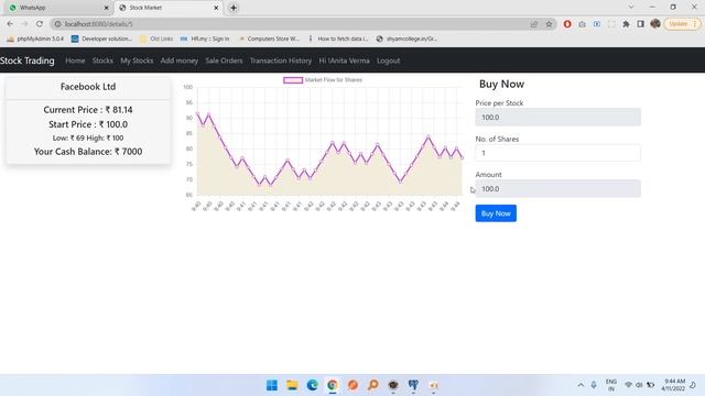 Stock Trading System in Spring boot смотреть онлайн