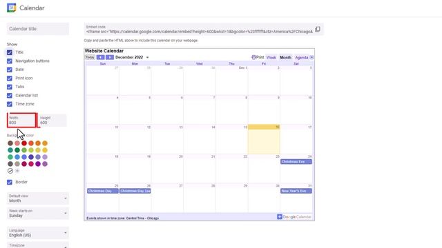 How To Add A Google Calendar to A Web Page Using HTML *2023* смотреть онлайн