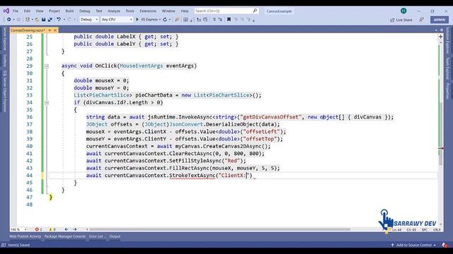 Blazor (ASP.NET Core) - Drawing with the HTML Canvas Element смотреть онлайн