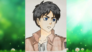 Как нарисовать Эрена из АТАКИ ТИТАНОВ