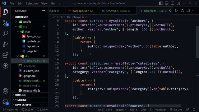 Build a Random Quote Machine with Nextjs, PlanetScale MySQL, & Drizzle ORM смотреть онлайн