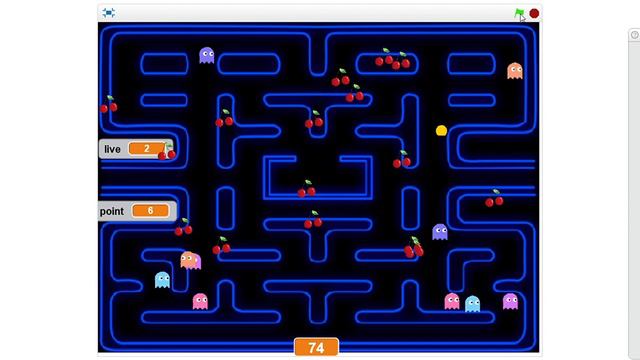 Game Pac-Man Scratch by Arif Rahman Hakim смотреть онлайн