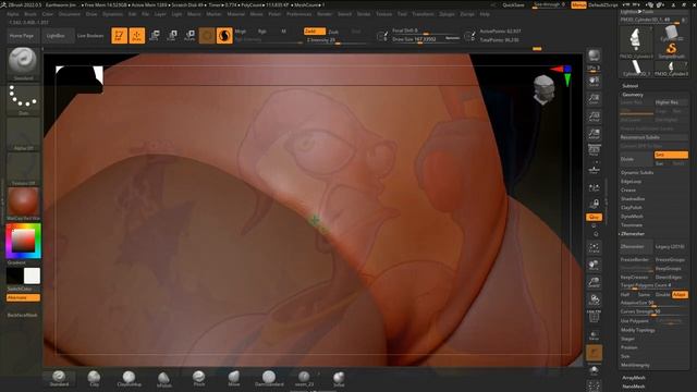 Скульптим в ZBrush Червяка Джима - 2 часть смотреть онлайн