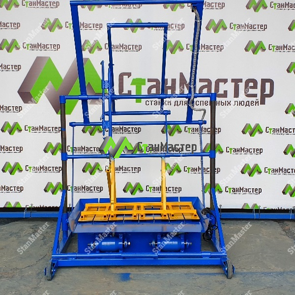 Вибропресс для блоков Прессовщик-4М смотреть онлайн