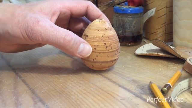 Пасхальное яйцо из бересты. смотреть онлайн