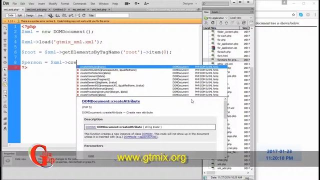 دورة تصميم و تطوير مواقع الإنترنت PHP - د 48 - إعادة تحميل ملف XML و إضافة عناصر إليه смотреть онлайн