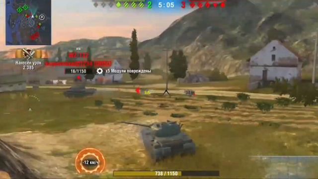 48 процентный игрок выкатил в рандом нового китайца. TanksBlitz. смотреть онлайн
