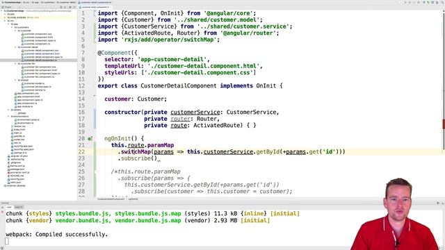 Building a Angular4+ Web App | S4P57 | Making a better Observable solution with SwitchMap смотреть онлайн