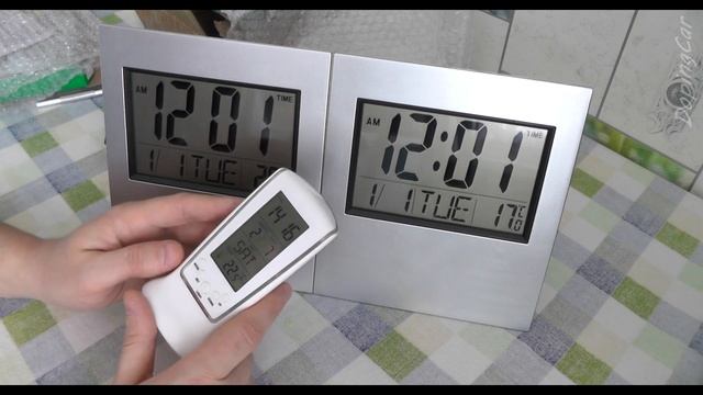 Большие часы будильник с 6'' экраном с AliExpress смотреть онлайн