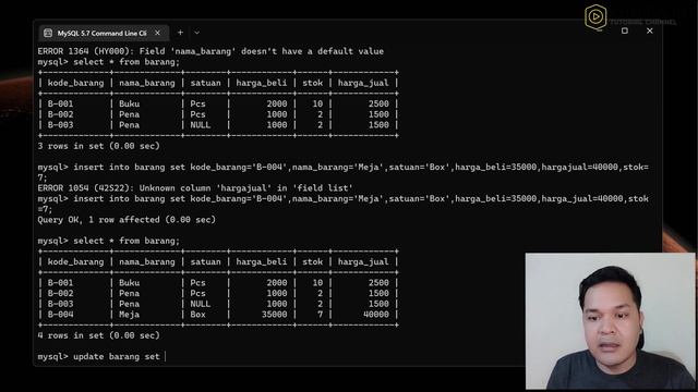 Belajar MySQL untuk Pemula - Cara Membuat Query Untuk CRUD di Windows 11 смотреть онлайн