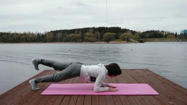 Эффективная проработка мышц всего тела. #Планка #Отжимание #тренировкадома смотреть онлайн