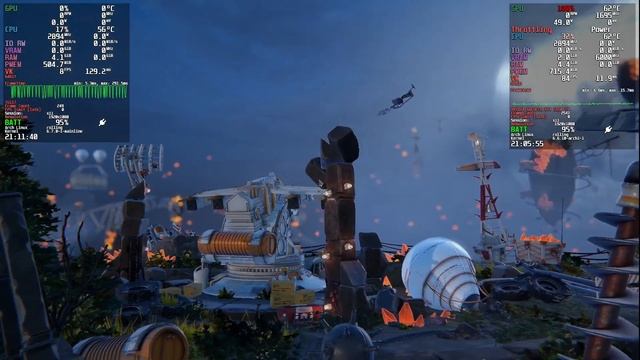 Nouveau NVK vs Nvidia proprietary Vulkan Basemark GPU смотреть онлайн